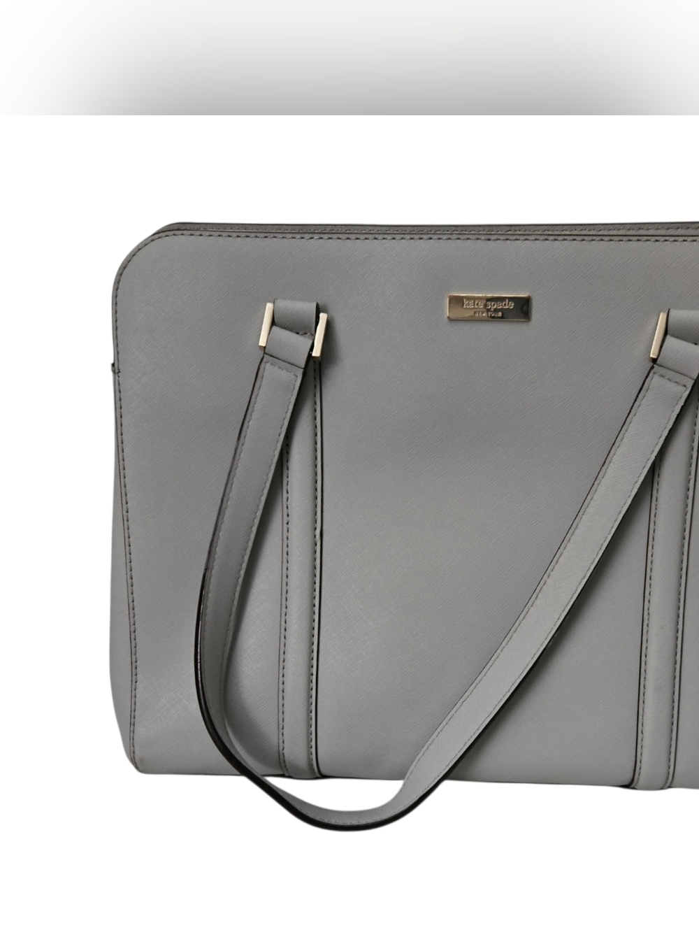 Kate Spade Grey Large Tote Shoulder Bag